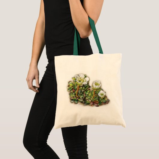Diapensia lapponica flower art bag tote bag (Voorkant (product))
