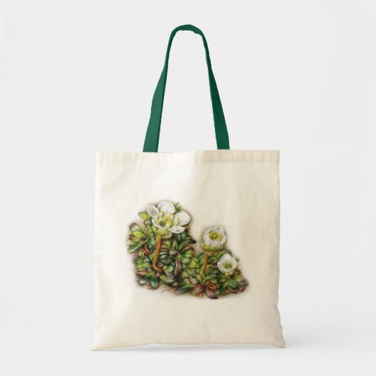 Diapensia lapponica flower art bag tote bag (Voorkant)