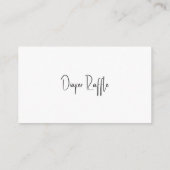 Diaper Baby shower Game minimalist bij Raffle Tick Informatiekaartje (Achterkant)