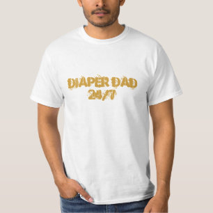DIAPER DAD-SHIRT T-SHIRT