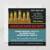 Diaper Keg - Dadchelor Beer Party - Uitnodigingen (Voorkant)