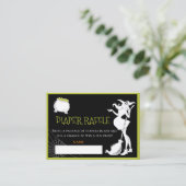 Diaper Raffle Baby Brewing Witch Halloween Informatiekaartje (Staand voorkant)