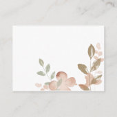 Diaper Raffle Baby Shower Game Cute Bear Informatiekaartje (Achterkant)