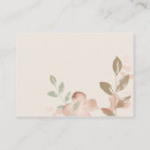 Diaper Raffle Baby Shower Game Cute Bear Informatiekaartje (Achterkant)