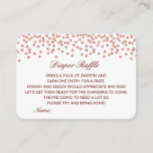 Diaper Raffle Baby Shower Insert Printed Informatiekaartje (Voorkant)