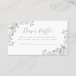 Diaper Raffle | Baby shower uitnodiging