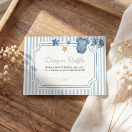 Diaper Raffle Card Blue Jean Informatiekaartje