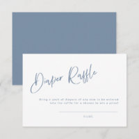 Diaper Raffle Denim/Dusty Blue Bohemian