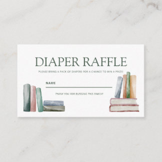 Diaper Raffle Enclosure Card Informatiekaartje