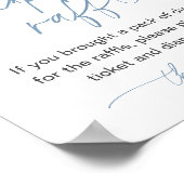 Diaper Raffle Game Twinkle Little Star-Baby shower Poster (Hoek)