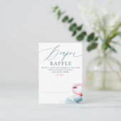 Diaper Raffle Gender onthullen Baby shower Tickets Informatiekaartje (Staand voorkant)