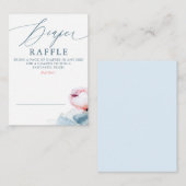 Diaper Raffle Gender onthullen Baby shower Tickets Informatiekaartje (Voorkant / Achterkant)