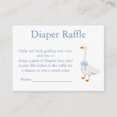 diaper raffle goose informatiekaartje (Voorkant)