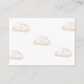 Diaper Raffle Hot Air Balloon Baby Shower Informatiekaartje (Achterkant)