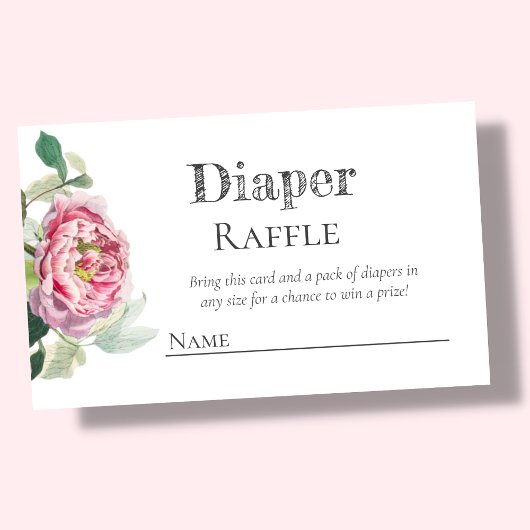 Diaper Raffle | Informatiekaartje