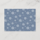 Diaper Raffle Its Cold Outside Winter Baby Shower Informatiekaartje (Achterkant)