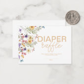 Diaper Raffle Notitiekaartje (Voorkant / Achterkant in situ)