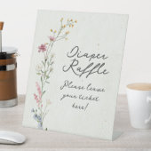 Diaper Raffle Reclamebord Met Voetstuk (Insitu)
