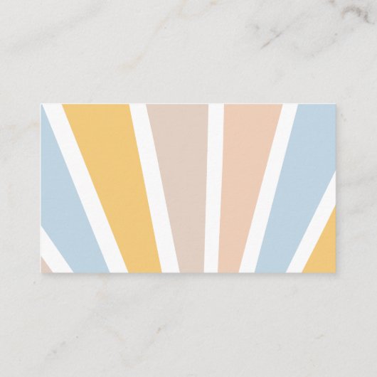 Diaper Raffle Retro Groovy Roze Baby shower Informatiekaartje (Achterkant)