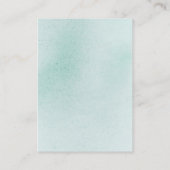 Diaper Raffle Soft Greenery Baby shower Ticket Informatiekaartje (Achterkant)