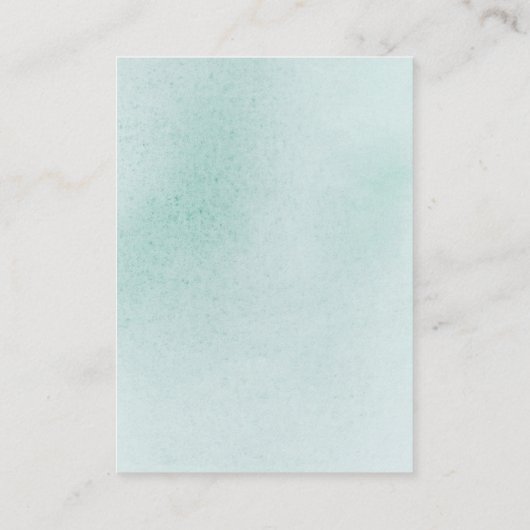 Diaper Raffle Soft Greenery Baby shower Ticket Informatiekaartje (Achterkant)