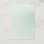 Diaper Raffle Soft Greenery Baby shower Ticket Informatiekaartje (Achterkant)