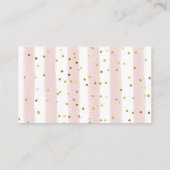 Diaper Raffle Tea Party Pastel Floral Informatiekaartje (Achterkant)