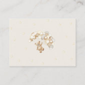 Diaper Raffle Teddy Bear Baby Shower Informatiekaartje (Achterkant)