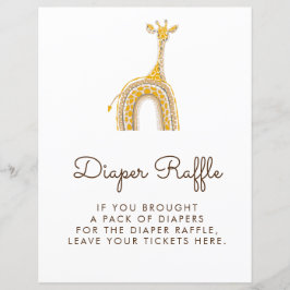 Diaper Raffle-teken | GIRAFFE