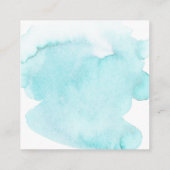 DIAPER RAFFLE Ticket Blue Gold BOY Baby shower Informatiekaartje (Achterkant)