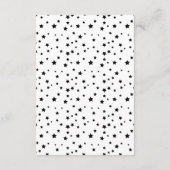 Diaper Raffle ticket halloween goose Baby Shower  Informatiekaartje (Achterkant)