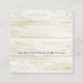 Diaper Raffle Ticket Rustic Boerderij Moderne Baby (Achterkant)