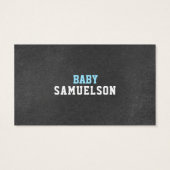 DIAPER RAFFLE Ticket Sport Chalkboard Baby shower Visitekaartje (Achterkant)