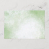 Diaper Sinaasappel Cutie Baby shower Informatiekaartje (Achterkant)