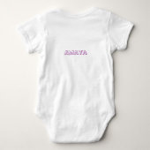 Diaper Swag Paars Romper (Achterkant)