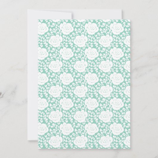 Diaper With A Red Heart Baby Shower Kaart (Achterkant)