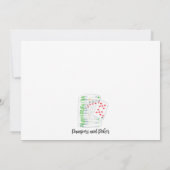 Diapers en Dice - Dapperfeest voor jongens/Mannen Kaart (Achterkant)