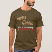"Diapers & Politici" T-shirt (Voorkant)