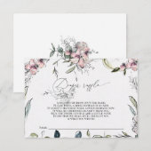 Diapewr raffle Kaart - Baby shower - Rustiek (Voorkant / Achterkant)