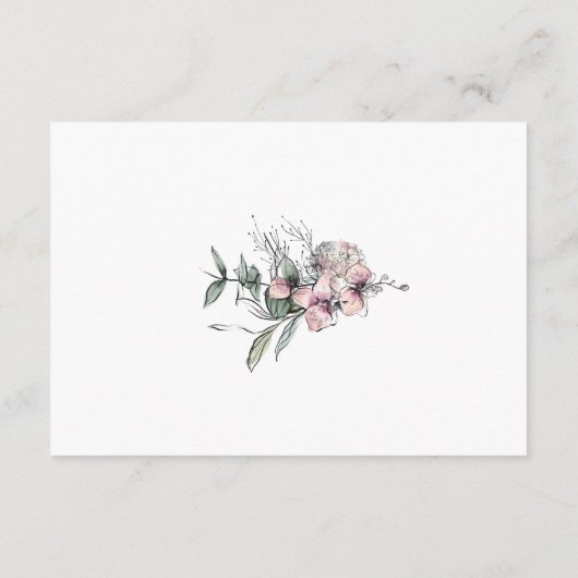 Diapewr raffle Kaart - Baby shower - Rustiek (Achterkant)