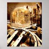 Diaphanische koepeldruk poster (Voorkant)