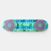 Diaphanous Swag Elegant Mandala Style Skateboard (Horizontaal)