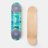 Diaphanous Swag Elegant Mandala Style Skateboard (Voorkant)