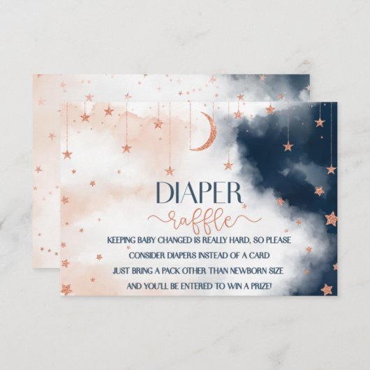 Diapluer Raffle Invoegen, Geslacht Raffle Diaper o Informatiekaartje (Voorkant / Achterkant)