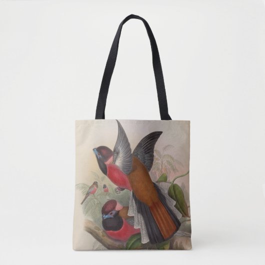 Diard's Trogon van John Gould Tote Bag (Voorkant)