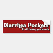 Diarree Pockets Mr. Funny Parody Bumpersticker (Voorkant)