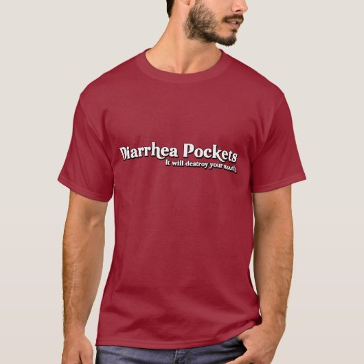 Diarree Pockets Mr. Funny Parody T-shirt (Voorkant)