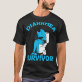 Diarree Survivor Man Vrouwen 1 T-shirt (Voorkant)