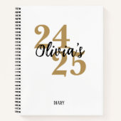 Diary Back to School, University, College. Notitieboek (Voorkant)