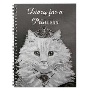 Diary for a Princess - Cat Queen of Hearts Notitieboek